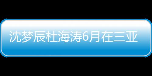 新回吗在三真的辰杜辰最6月亚结应海涛婚是沈梦沈梦